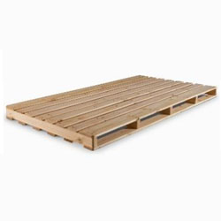 Pallet de pino para exportación leche en polvo