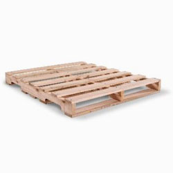 Pallet de tirantes fresado
